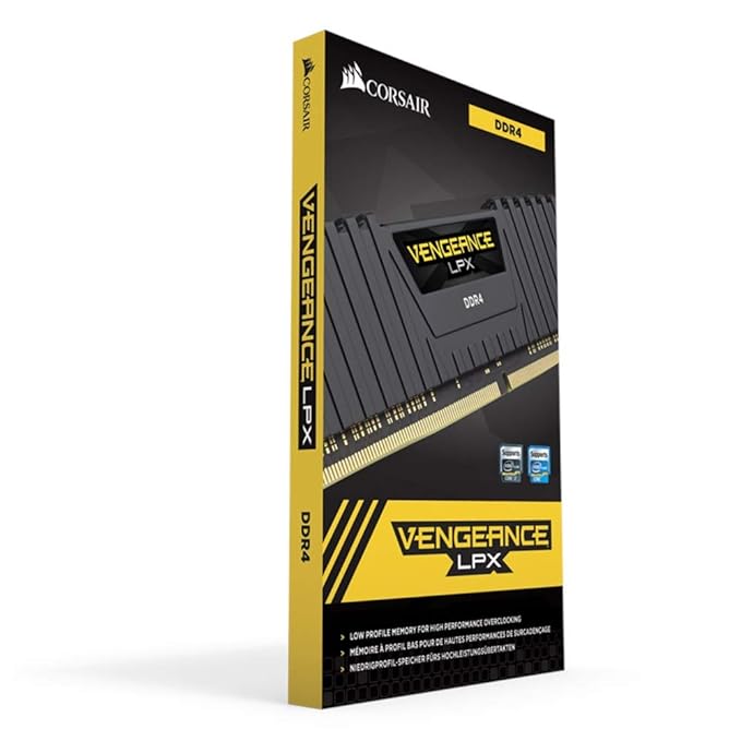 Corsair Vengeance LPX 16GB (1x16GB) DDR4 3200MHZ UDIMM C16 Desktop RAM Memory Module Black