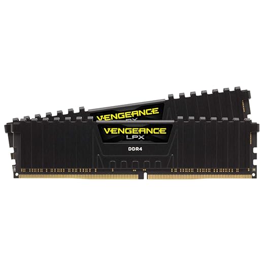 ORSAIR VENGEANCELPX64GB (2X 32GB) DDR4 3600(PC4-28800) C181.35V Desktop Memory -Black