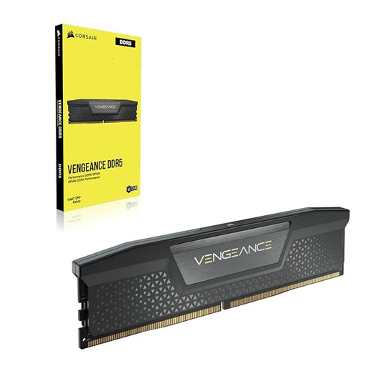 CORSAIR Vengeance 16GB RAM (1x16GB) DDR5 DRAM 5200MHz Memory Kit Black