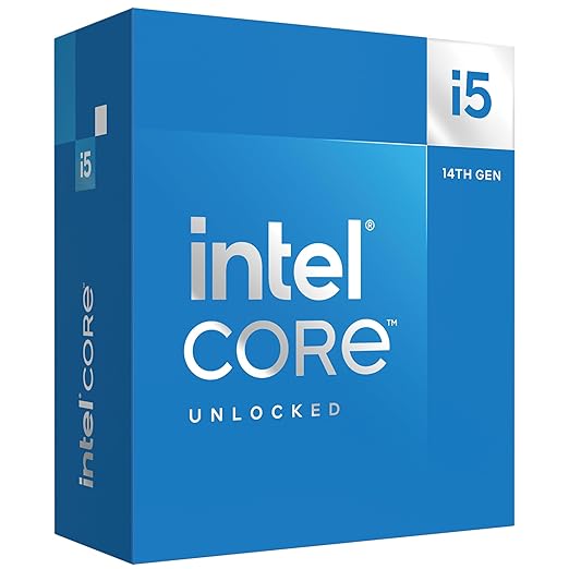 Intel CoreTM i5-14600K LGA 1700 Socket New Gaming Desktop Processor 14 (6 P-cores + 8 E-cores) with Integrated Graphics - Unlocked