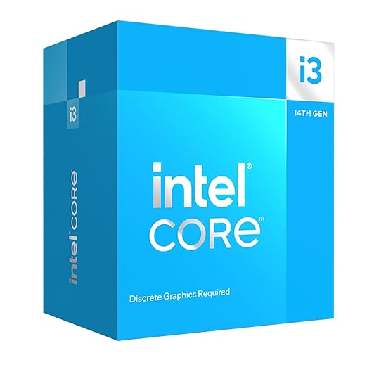 Intel Core i3-14100F FC-LGA16A Desktop Processor 4 Cores (4 P-Cores + 0 E-Cores) Up to 4.7 Ghz