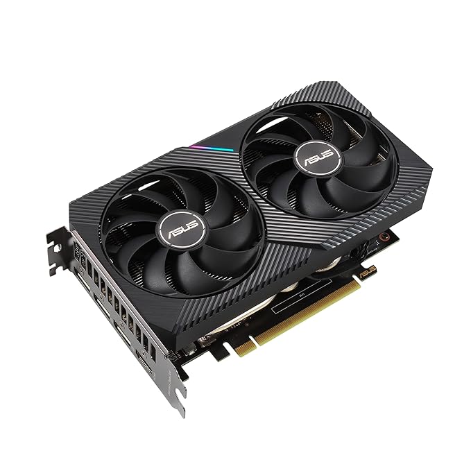 ASUS NVIDIA DUAL-RTX3060-O12G 12 GB GDDR6 Graphics Card  (Black)