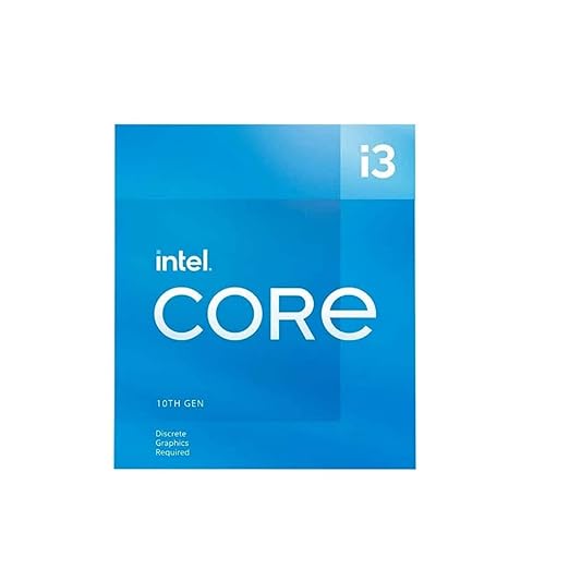 Intel Core i3-10105F LGA1200 Desktop Processor 4 Cores 8 Threads up to 4.40GHz 6MB Cach